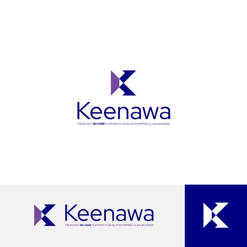 Logo design for a global technology platform Design by ken_draw