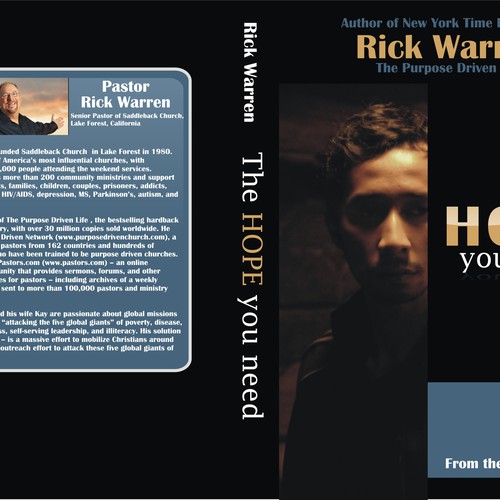 Design Rick Warren's New Book Cover Réalisé par aldi