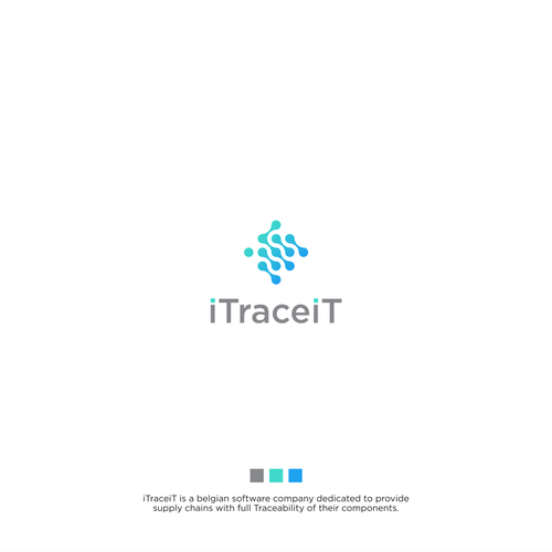 Corporate logo for our company specialized in traceability software (worldwide startup company) Design by 71Z Dezign