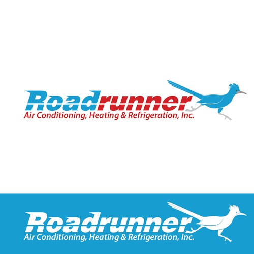 logo for Roadrunner Air Conditioning, Heating & Refrigeration, Inc. Design by X-version
