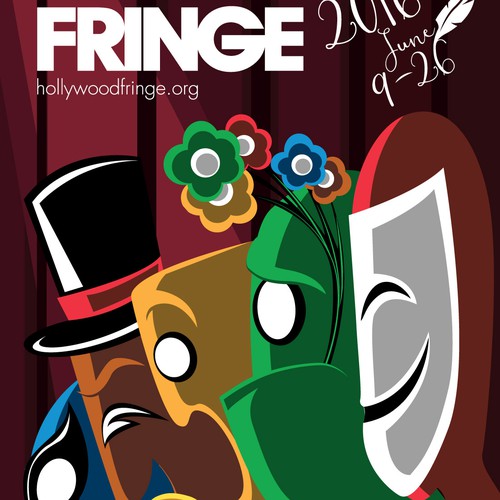 Guide Cover for the 2016 Hollywood Fringe Festival Design by Did-Ditched