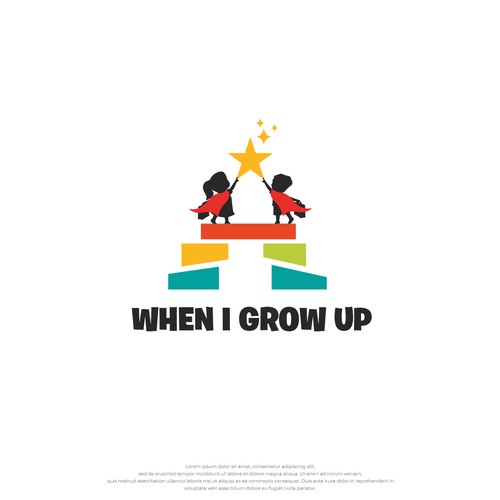 When I Grow Up Logo Design by norzone
