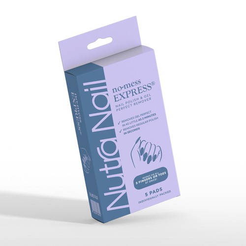 Nutra Nail Gel Remover Design by SRGrafica