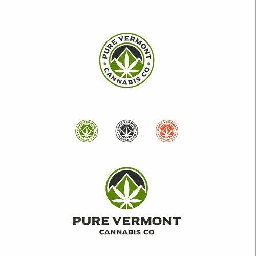 Cannabis Company Logo - Vermont, Organic Diseño de salsa DAS