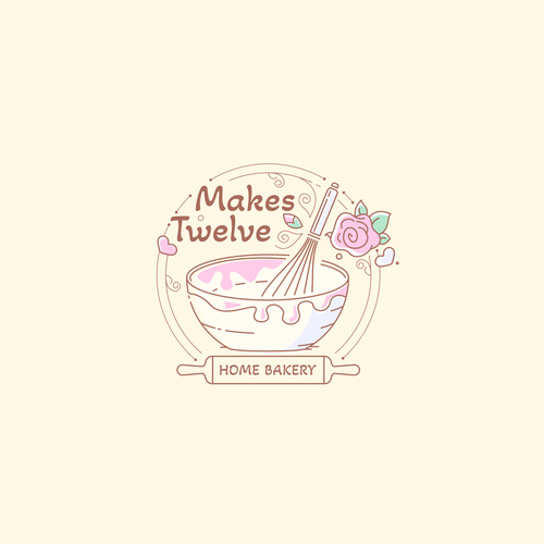 Home bakery logo request Design by Kr8v.in