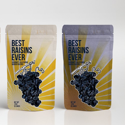 Best Raisins Ever - package design for PREMIUM raisins Design by Chupavi