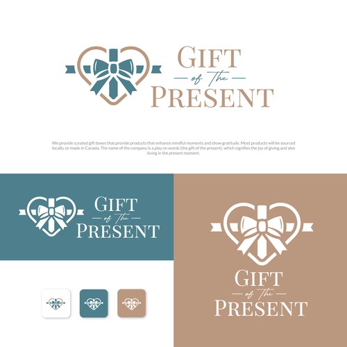 Design a logo for a gift box company with heart Design by Danielle Curtis