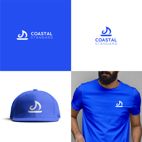 Logo and Brand Guide for Coastal Clothing Brand Design by Roxana.I