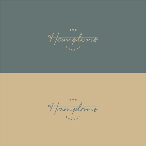 The Hamptons Bakery Logo Design by muha.dsgn