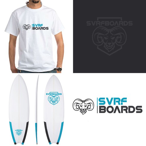 The Goat Surfboards Design von PancenBedjo