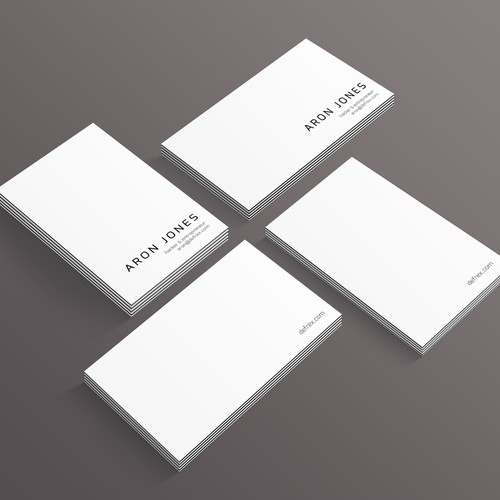 Create an elegant business card for an entrepreneurial hacker Design by MirelaS