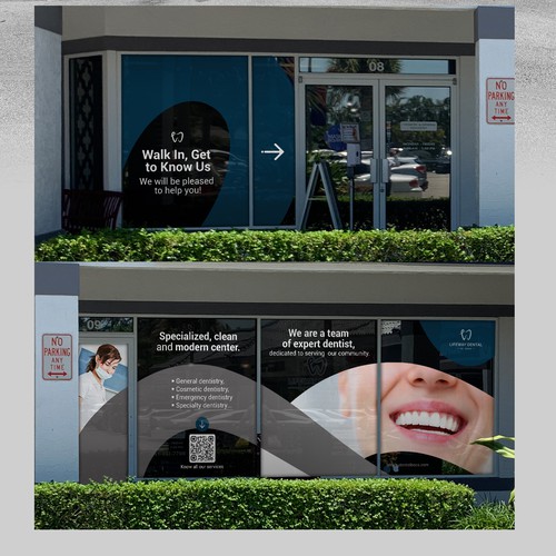 Dental Office Window Decals Design by IGD - Estudio ⭐️