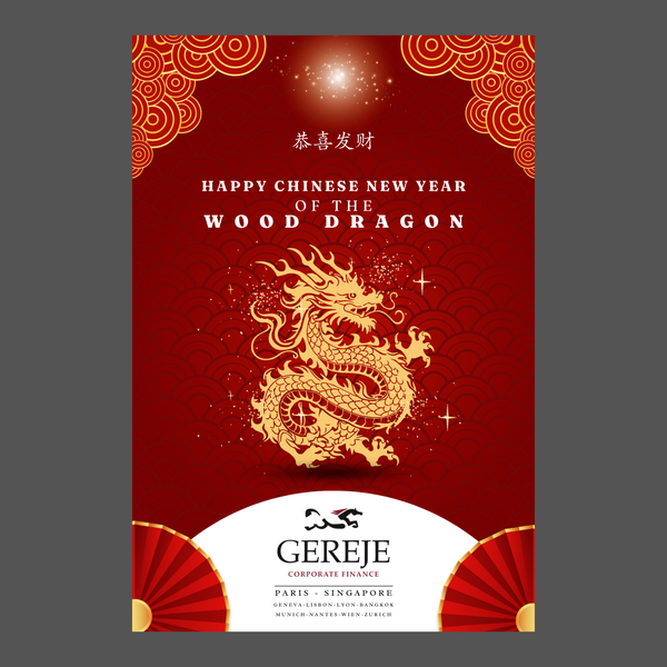 A beautiful greeting card for a company