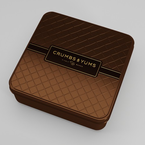 crums and yums cookie tin Design by emmafoo