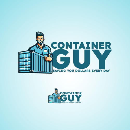 Container Guy - logo for new Australian ecommerce brand Design by Graphix Surfer