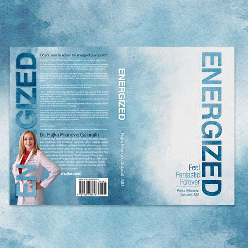 Design a New York Times Bestseller E-book and book cover for my book: Energized Design by Wizdizz