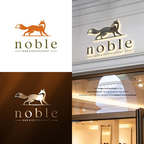 "Refined Fox Symbol & Logo System for  Upscale casual trendy Restaurant" winning Logo & social media pack