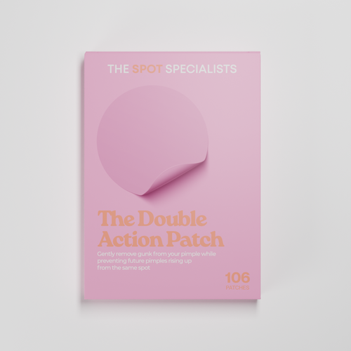 Pimple Patch PACKAGING to appeal to FEMALE BEAUTY user Design by Tamara.D