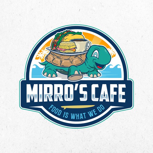 Design a vibrant logo for an awesome beach cafe Design by AlarArtStudio™