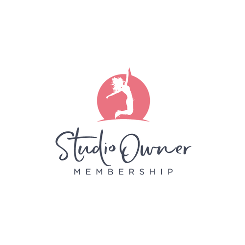 Logo for fun Dance Studio Owner Membership! 🤩 Design by workhard_design