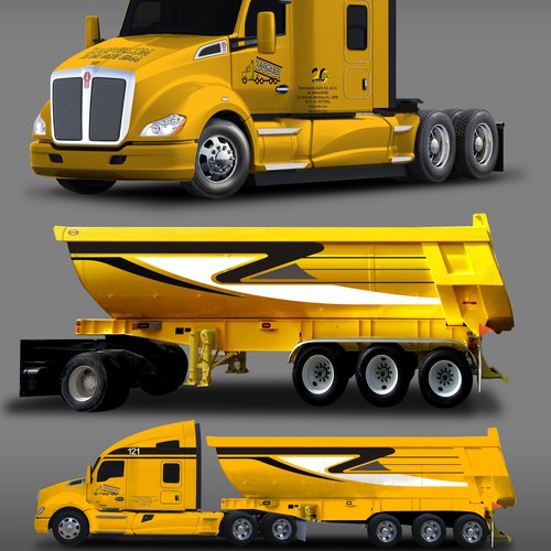 Make a new design for ZARFER trucks. Design by MasterWraps™