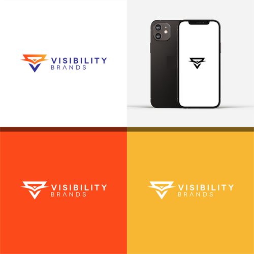 Sleek innovative brand for a marketing company focused on "Visibility" Design by Trust_DESIGN