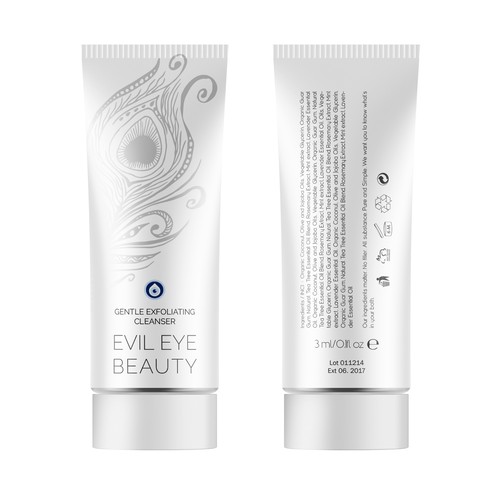 Evil Eye Beauty needs a fun & modern cosmetic tube designed. Design by bcra