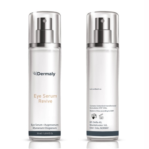 Eye serum bottle design Design by vesmil