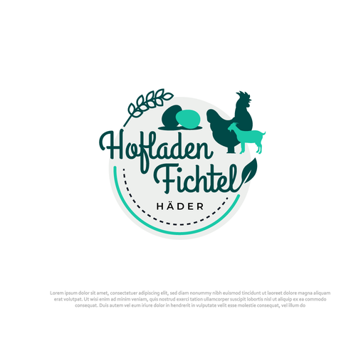 logo for a farm store Design by Kamran.Ali