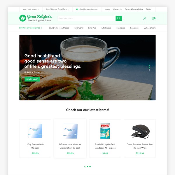 Web Page Revamp