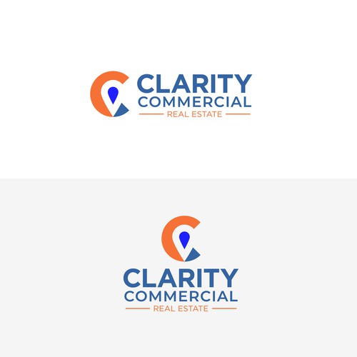 Logo + Brand Guide for Clarity Commercial Real Estate Design by ChioP