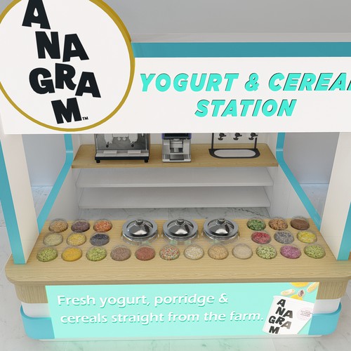 Design a 3D render for food serving kiosk Réalisé par Gaeah