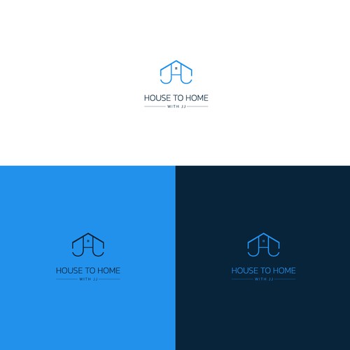 "House to Home with JJ" REAL ESTATE AGENT LOGO!! Ontwerp door designhub24