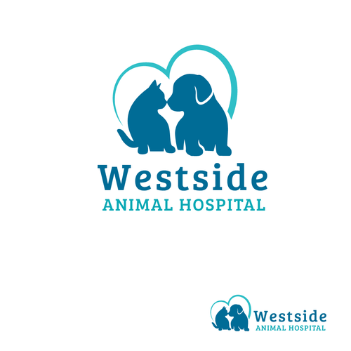 Dog and Cat Animal Hospital- Caring Logo Design Design réalisé par Bossall691