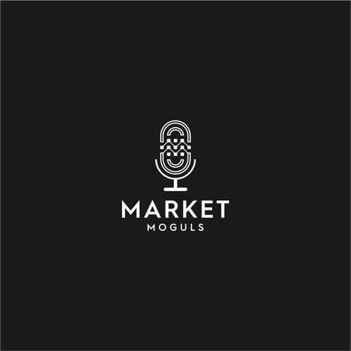 Minimalistic day trading podcast logo Design by Z/V