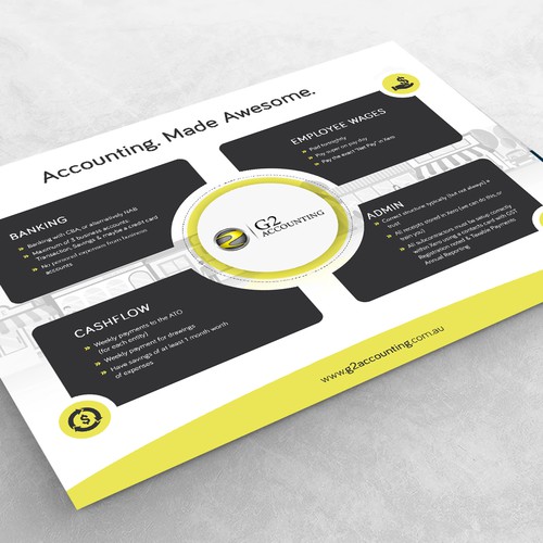 Accounting Client Best Practice - "infographic" Design by Y&B