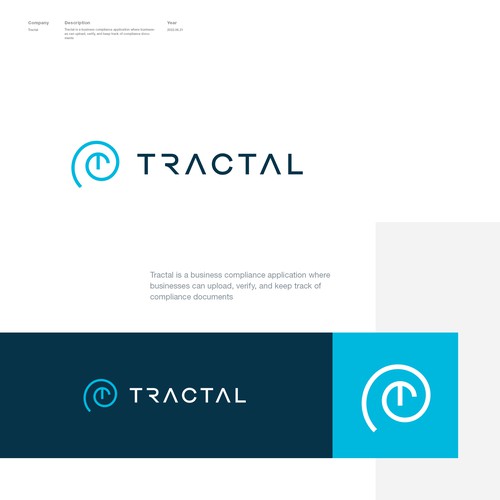 Tractal Logo and Branding Design by Snhkri™