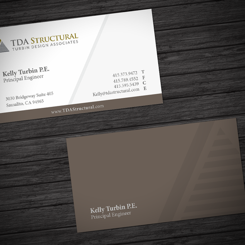 Modern Professional Business Card for a Structural Engineering Company Design by HYPdesign