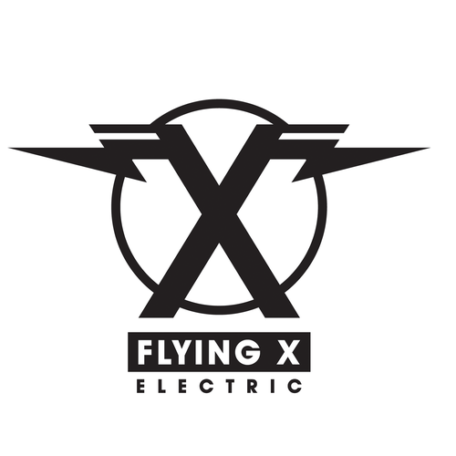 Flying X Electric Logo Design by Lebotomy