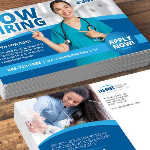 Redesign our Help Wanted Postcard! Design by Analyn26