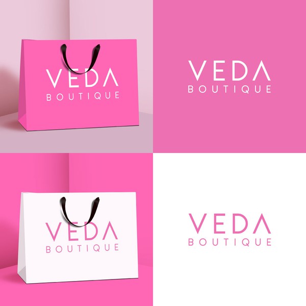 Signature logo for fashion clothing boutique