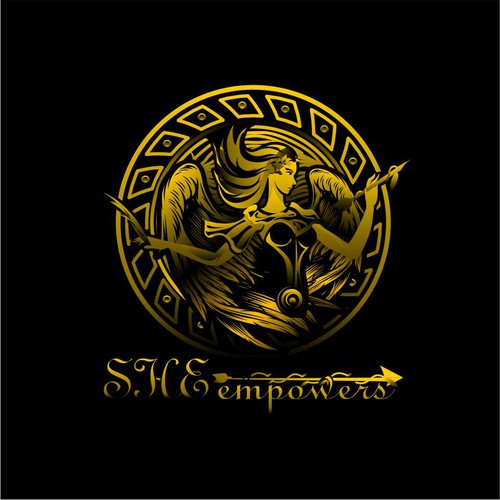 SHEempowers - luxurious design of a woman preferrably in some kind of a circle to appeal to women professionals Design by Khan Imagine