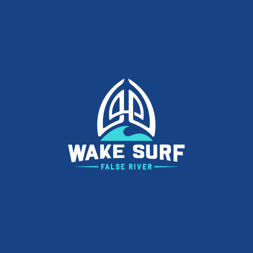 Edgy/sophisticated wake surf logo for a female/male group of wake surfers that embody a luxury life. Nothing predictable Design by oopz