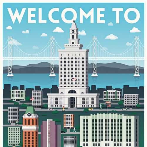 Community Contest: Create a great poster for 99designs' new Oakland office (MULTIPLE WINNERS!) Ontwerp door Sasha Radojevic