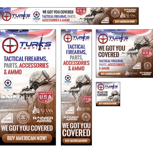 Web Advertising Banners for Tactical Firearms Retailer Design by stefanojack