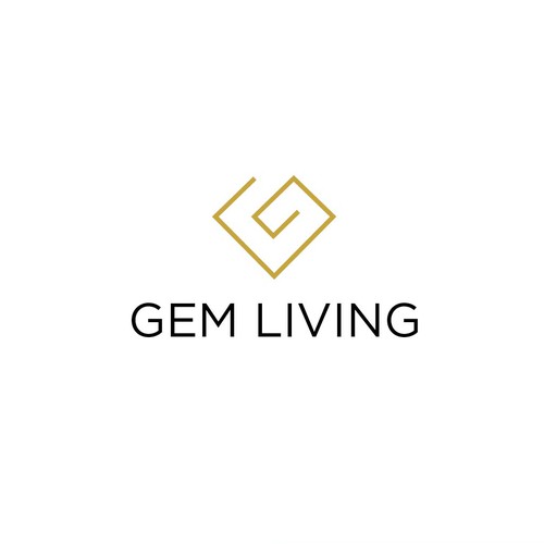 Geometrical, minimalist, modern brand design for Gem Living Design by rachmat_bachtiar