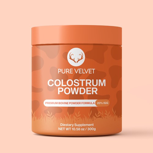 Design di Re-design Supplement Label to capture Amazon shopper attention & boost CTR - Colostrum Powder di bikourrvne