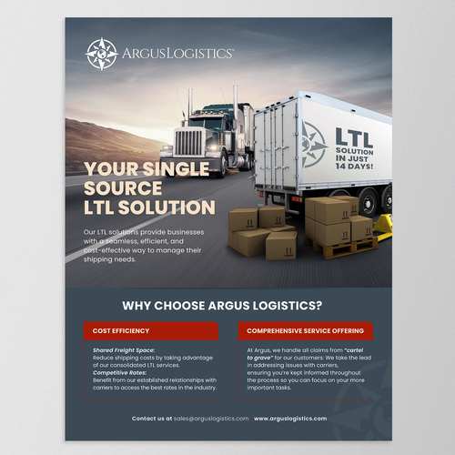 Argus LTL Program Flyer Design by Nadhisa87