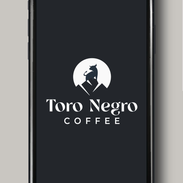 Minimalist logo for a coffee brand