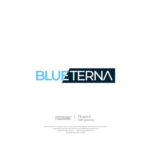 Blueterna Branding contest Design by nmxdesigns™